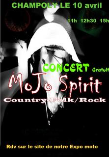 Affiche concert MoJo Spirit Ex